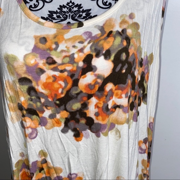 Relativity Size 3X Blurred Color Splats Tank Top - Picture 7 of 10